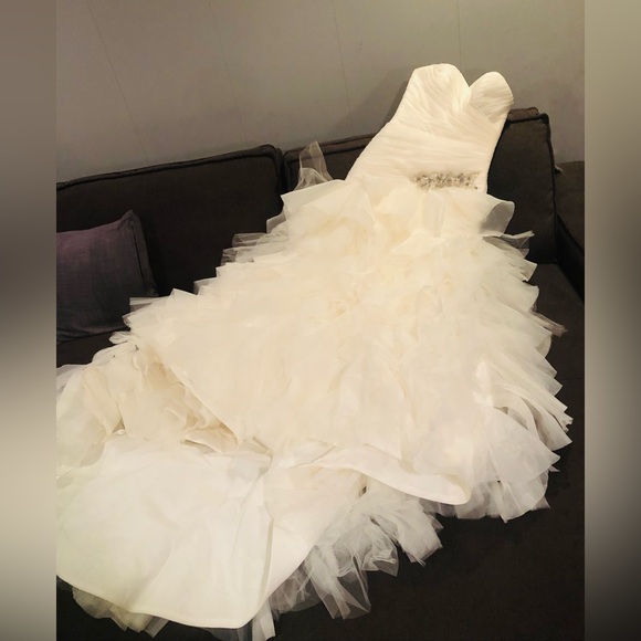 Morilee by Madeline Gardner Wedding Dress Size 6 Gorgeous Mermaid Style - Picture 10 of 10